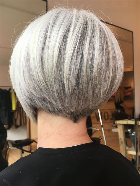 Grey Hair Short Funky Bob Grey Bob Hairstyles Haircut Gray Hair Bob Hairstyles