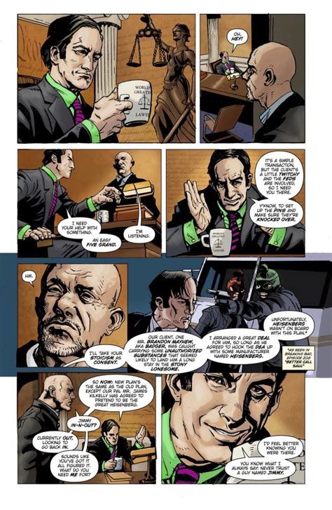 better call saul comic sets up breaking bad crossover
