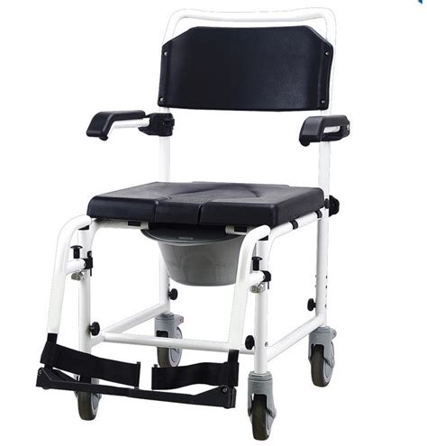 High Quality Folding Shower Commode Wheelchair With Toilet For Health