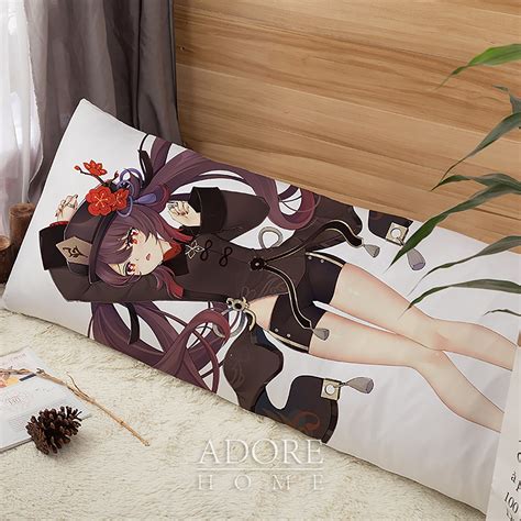 Genshin Impact Hutao Dakimakura Anime Hugging Body Pillow Etsy