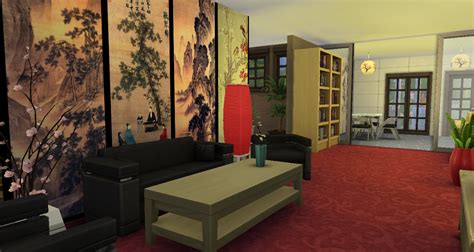 Simsdelsworld The Sims 4 Asian Traditional House 01