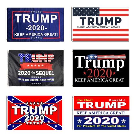 2020 Trump 2020 Flag 150x90cm 100d Polyester Printed Trump Flag Banner