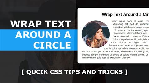Wrap Text Around A Circle Quick Css Tips And Tricks Youtube Hot Sex