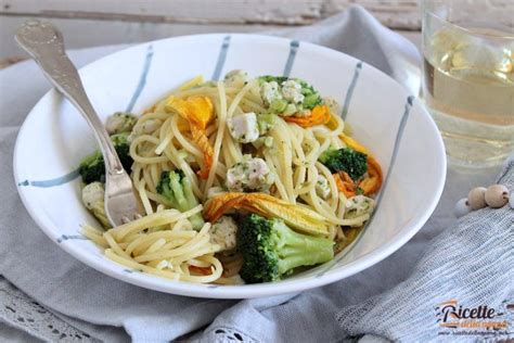 Ricetta Spaghetti Al Tonno Con Fiori Di Zucca E Broccoli Ricette