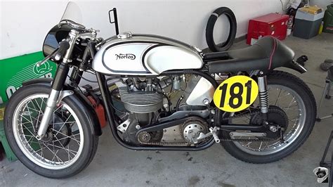 Classic Motorcycle Racing Norton Manx Short Stroke Youtube