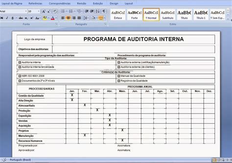 Modelo De Check List Para Auditoria Interna Da Norma Iso 90012008 Images