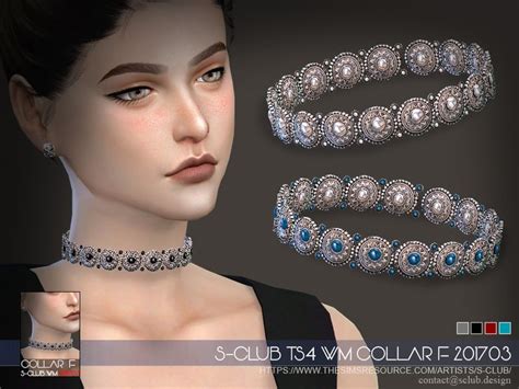 Collar 4 Colors Enjoy Thank You Found In Tsr Category Sims 4 Female