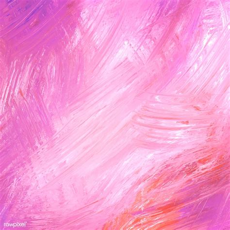 Pink Abstract Acrylic Brush Stroke Textured Background Vector Free