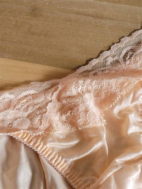 Vintage Sylray Undergarment Underwear Panties Lace Trim Peach Etsy