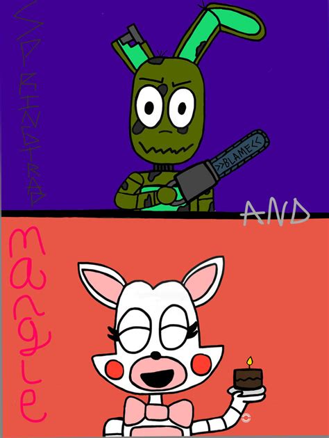 Springtrap And Mangle By Autumngamerx On Deviantart