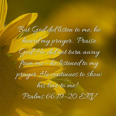 Psalm 6619 20 Scriptures Bible Verses Psalm 66 Praise God Prayers
