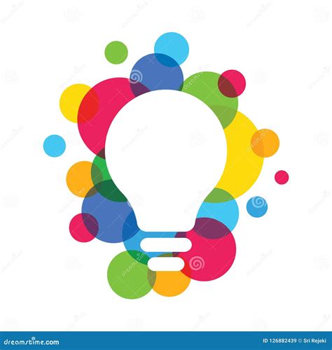 Light Bulb Ideas Concept Vector Eps 10 In White Background Stock Vector