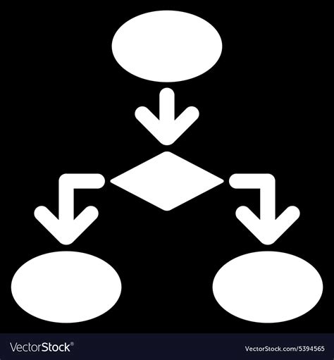 Flowchart Icon From Commerce Set Royalty Free Vector Image