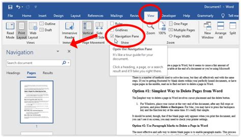How To Delete A Page Or Whitespace From Word