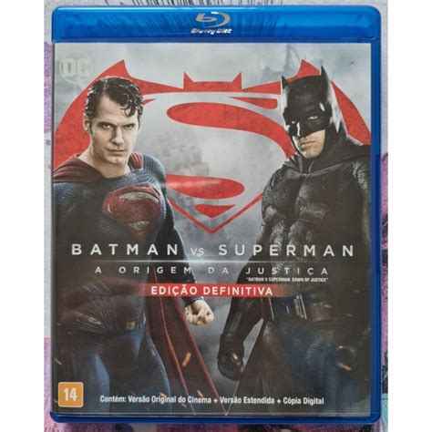 Batman Vs Superman A Origem da Justiça Edição Definitiva Blu Ray 2