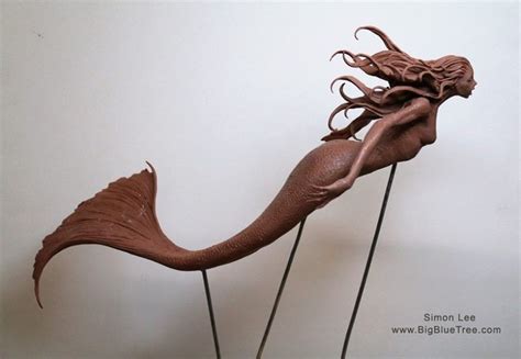 Pin By Javi On Masters Mermaid Sculpture Sculpture Clay Mermaid Art