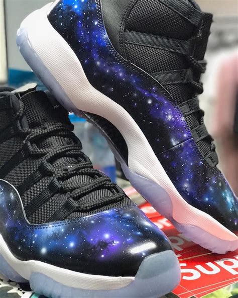 Galaxy Air Jordan Xi Space Jam Looks Out Of This World