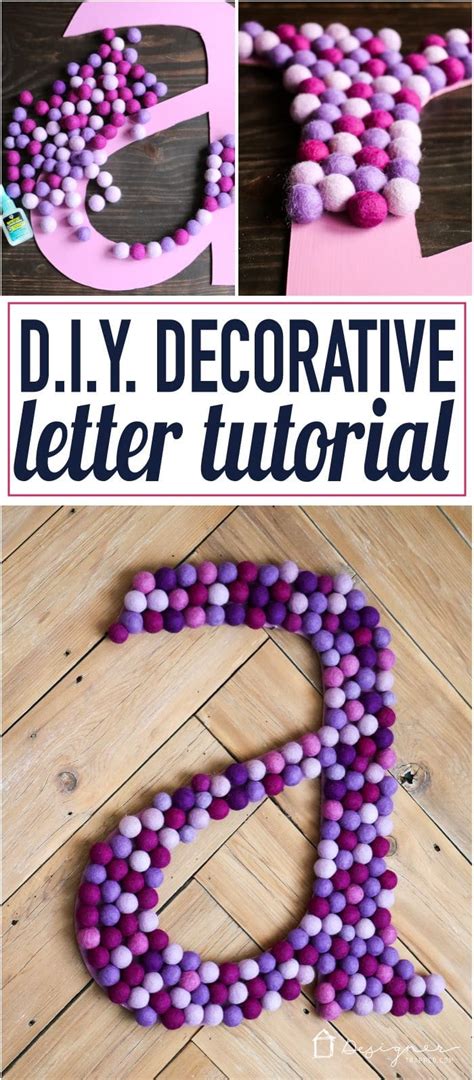 Maybe you would like to learn more about one of these? How to Make Decorative Letters for Your Walls | Designer ...