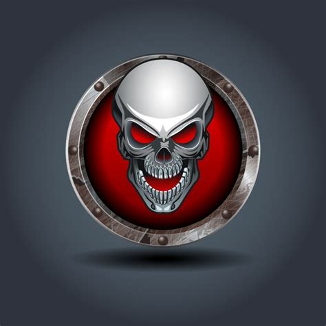 Premium Vector Skull Badge