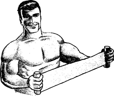 Cartoon Muscle Man Drawing At Getdrawings Free Download