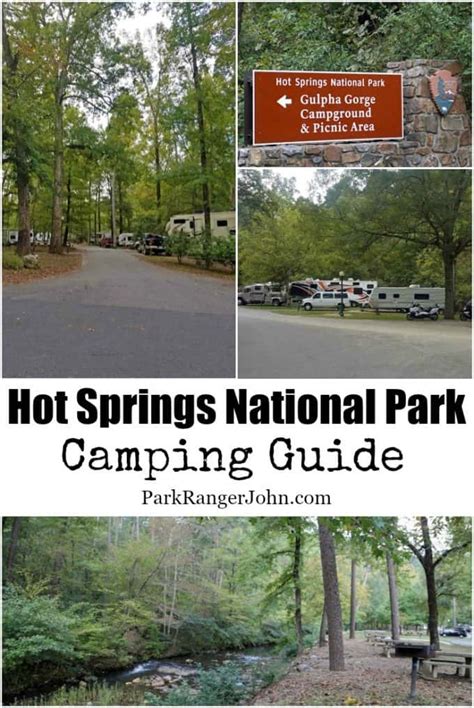Hot Springs National Park Camping Park Ranger John