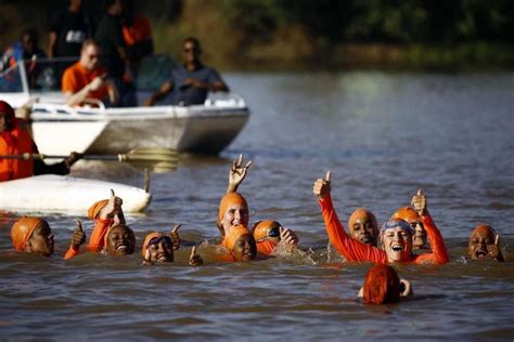 Ambassador Swims Nile At Khartoum For Facebook Bet The Straits Times