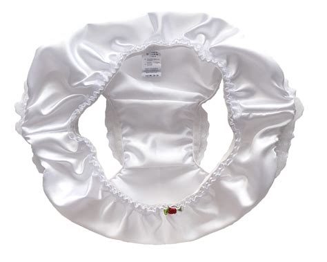 white satin frilly lace trim sissy panties knicker underwear briefs size 10 20 ebay