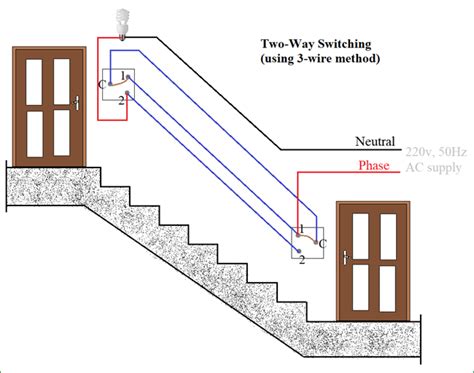 One Gang Two Way Light Switch Wiring Diagram Wiring Diagram Schemas