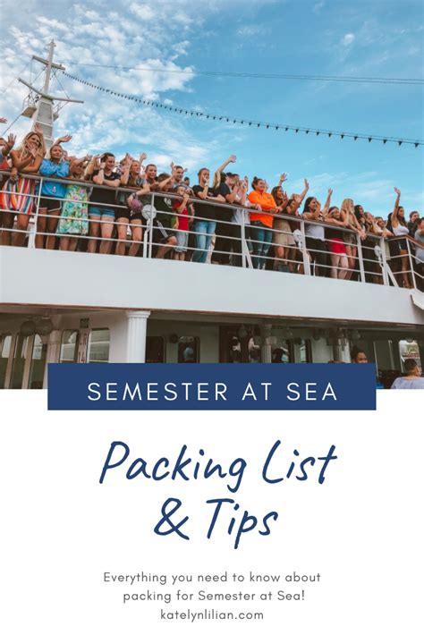 What I Packed For Semester At Sea Katelyn Lilian Semester At Sea