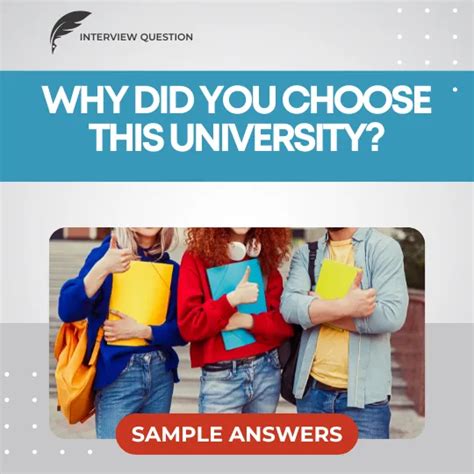 Why Did You Choose This University 5 Best Answers