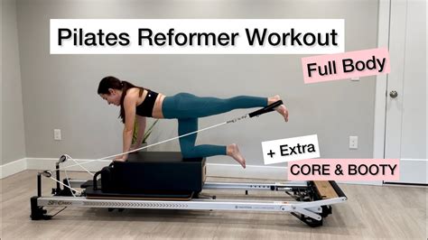 Pilates Reformer Workout Full Body Extra Core Booty YouTube
