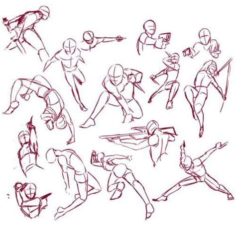 Anime Fighting Stance Drawing Anime Collection Battle Poses Drawing Art Reference Poses Art