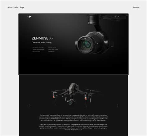 Dji Zenmuse X7 On Behance