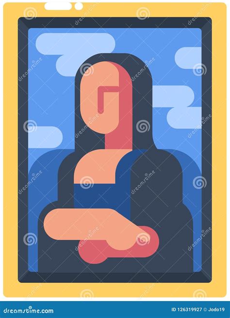 Cartoon On The Famous Painting Of The Renaissance Stock Vector