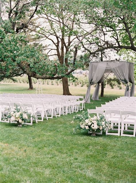 Simple Elegant Outdoor Wedding Ceremony Ideas Outside Wedding