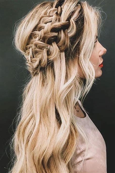 Learn how to weave flowers into your hair. 27 Gorgeous Wedding Braid Hairstyles For Your Big Day