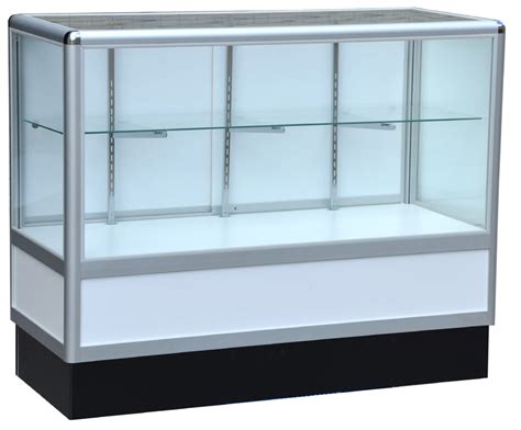 Product Display Case With Aluminum Frames Half Vision 60x38x20 Inch