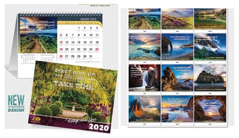 2020 Desktop Calendar Standard Design Inspirasi And Motivasi 2 Ao 905
