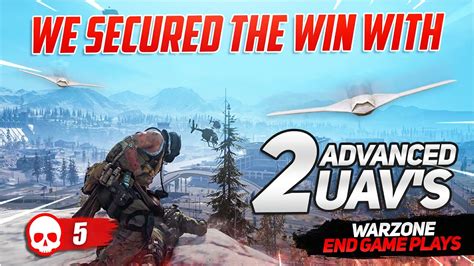 Warzone Victory With 2 Advanced Uavs Youtube