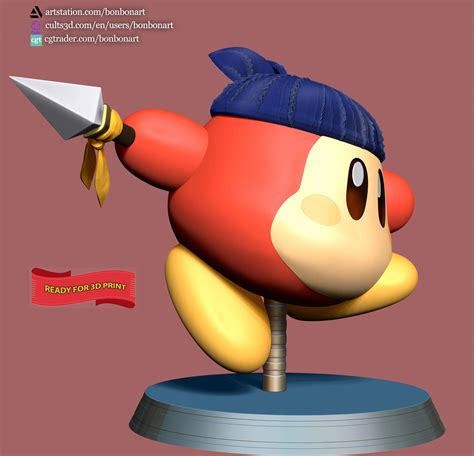 Bandana Waddle Dee 3d Model By Bon Bon Art