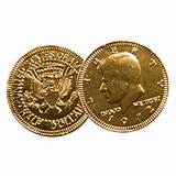 Pictures of Chocolate Gold Foil Wrapped Coins