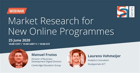 Market Research For New Online Programmes Studyportals