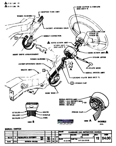 Chevy Steering Column Wiring Diagram Hanenhuusholli