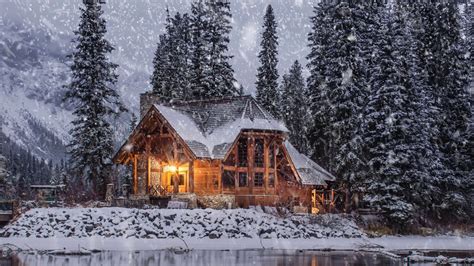Beautiful Winter Landscape Snowing Scene Youtube