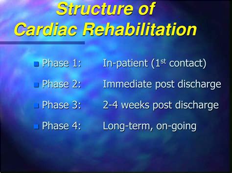 Ppt Cardiac Rehabilitation Phase 1 Powerpoint Presentation Free
