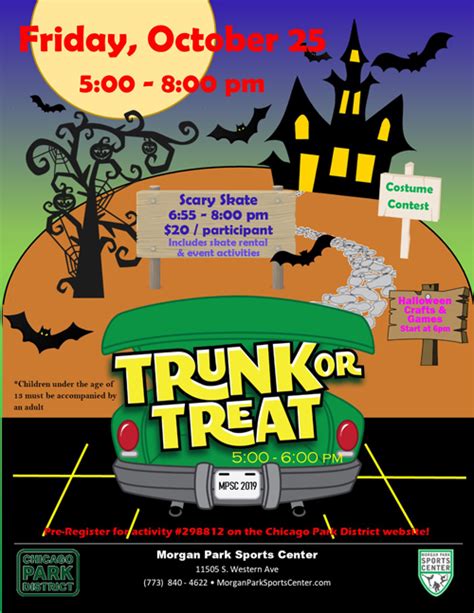 Morgan Park Sports Center Trunk Or Treat Beverly Area Planning