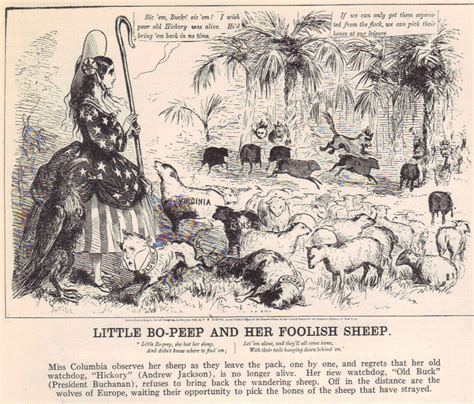 My Civil War Obsession Little Bo Peep And Her Foolish Sheep An Anti