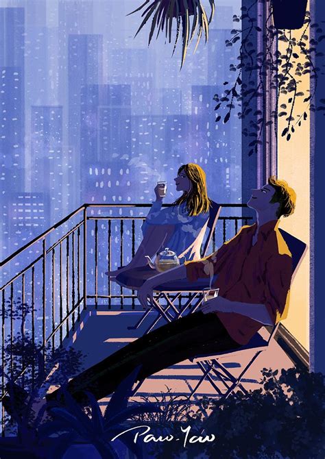 One is anime/cartoon grunge, and the other is like a reality grunge. Couple Illustration Romantic Night #couple #couplegoals # ...
