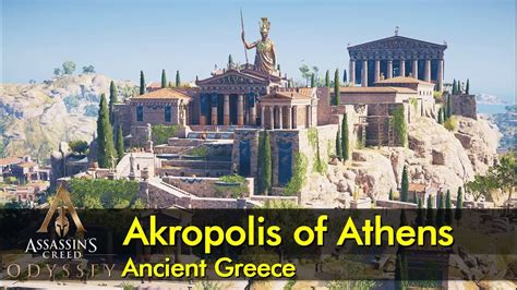 The Akropolis Of Athens Ancient Greece Assassins Creed Odyssey Youtube