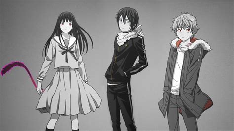Hiyori and yato have gotten closer throughout the series. Noragami (Yukine, Yato and Hiyori) - Noragami Photo ...